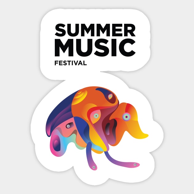 Summer Music Festival Sticker by Music Lover